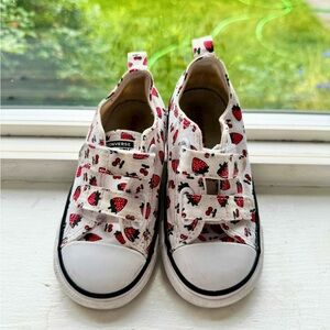 Converse all-star Strawberry + Cherry Velcro Sneaker - Toddler Size 8
